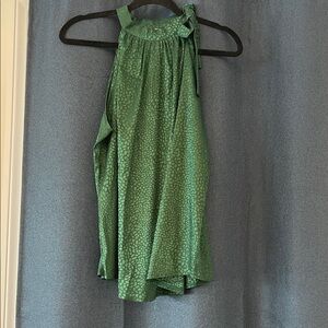 Chic Green Halter Women's Blouse